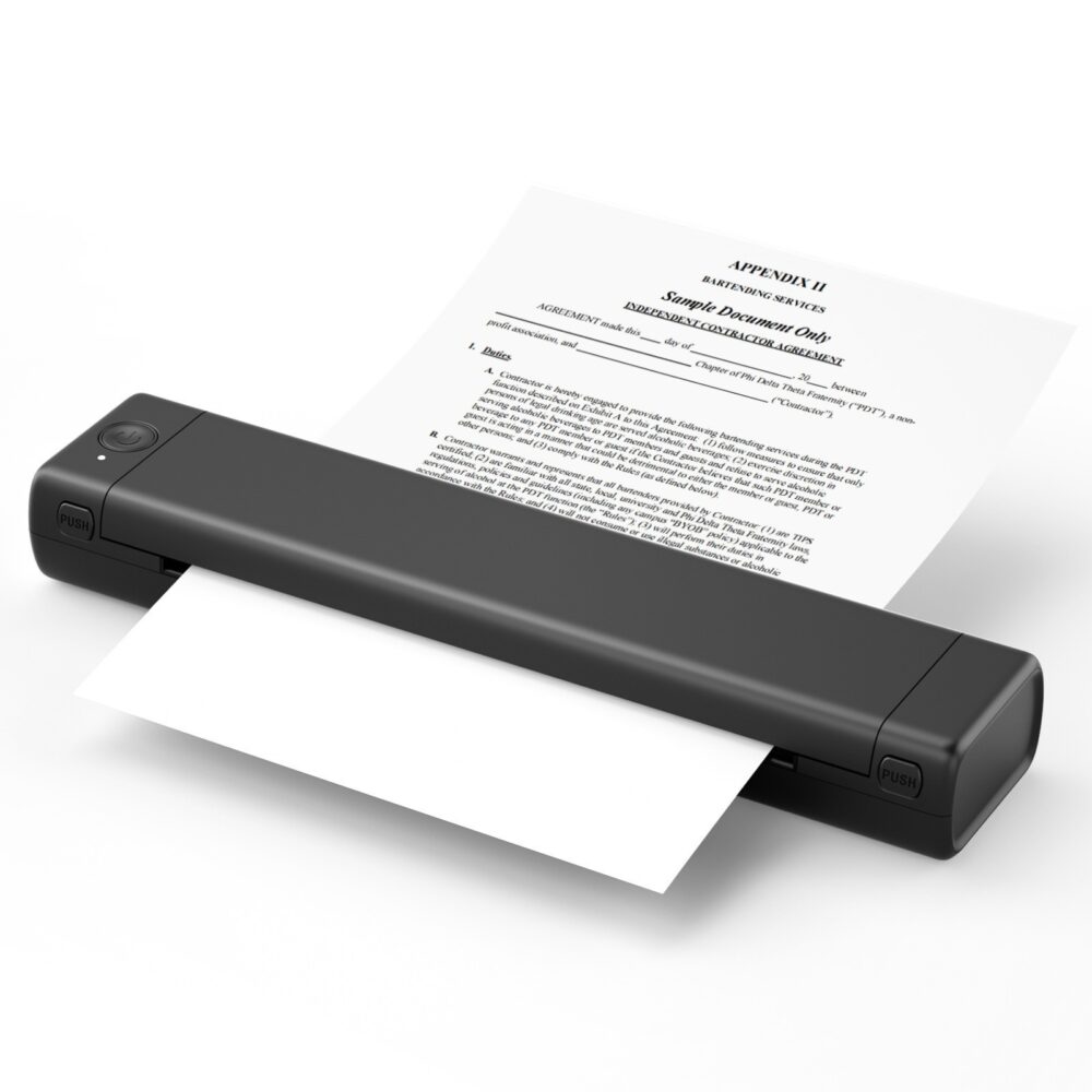 A4 Portable Printers Wireless For Travel Bluetooth-compatible Thermal Printer, Suitable For Mobile Office,Support Tattoo Paper Phomemo M08F - Image 3